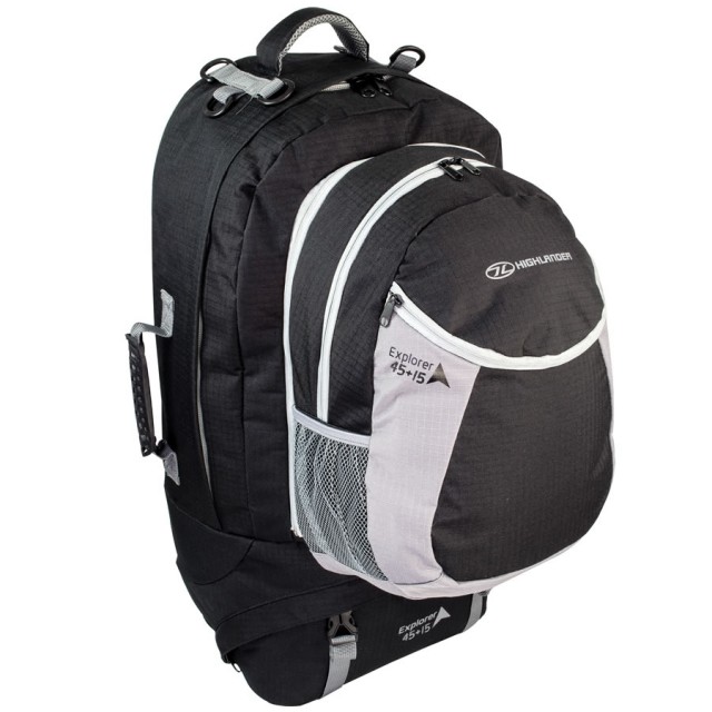 Highlander Explorer 45+15L Travel Backpack