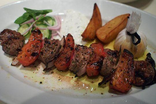 Spiced Lamb Skewers (Arnisio Souvlaki)