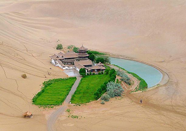 Crescent Lake, Gobi Desert, China