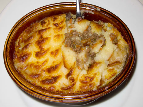 cottage-pie-shepherds-pieCottage pie  At Albion Cafe in London