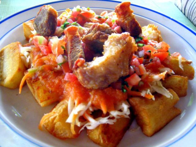 Picture of Yuca con Chicharron 