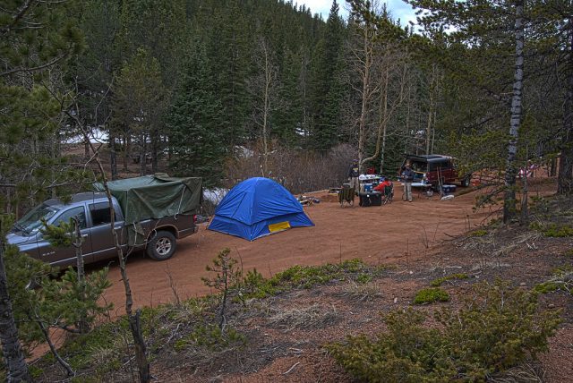 Free Campsite near Colorado Springs Wye Campground Pictures