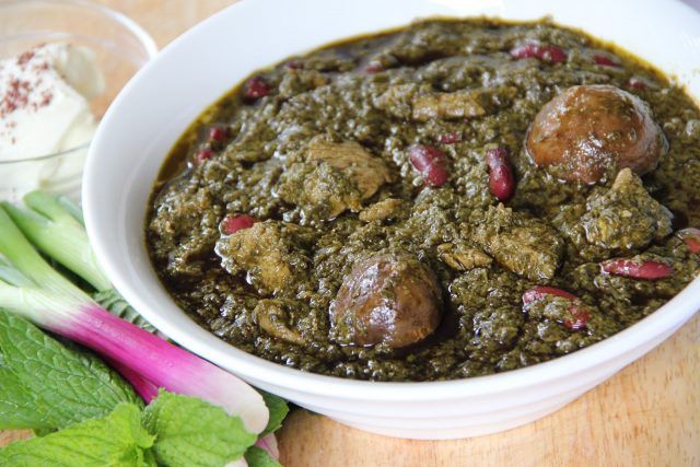 Ghormeh Sabzi Iranian Food Dishes