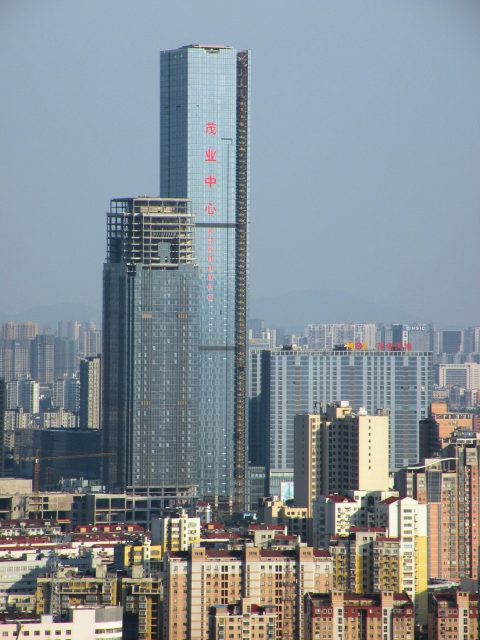 World’s Seventh Tallest Hotel Wuxi Maoye City Marriot Hotel