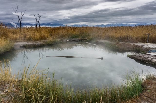 Sources chaudes Saratoga en Utah