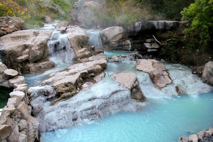 Hot Springs in Utah. 
