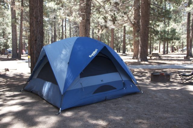 Campsite in San Bernardino Mountains