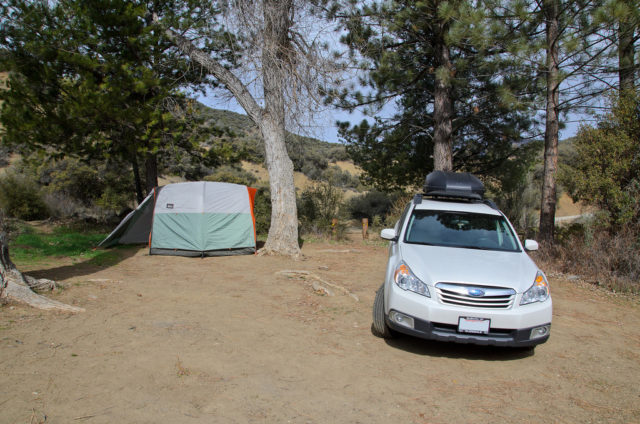 Middle Lion Car Camping Southern California