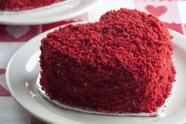 Red Velvet Cake Traditional French Dessert