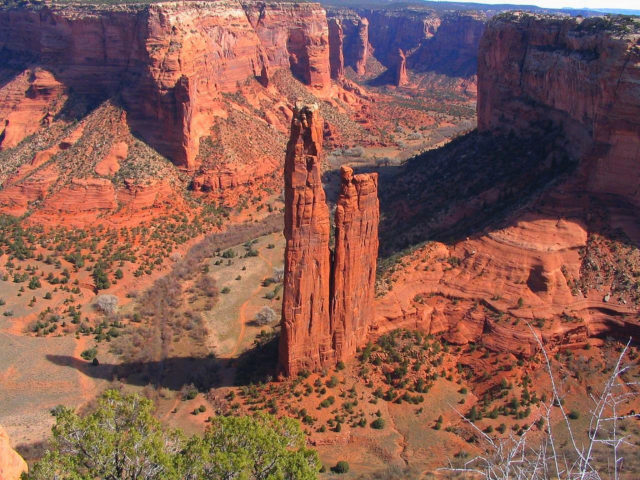 Canyon de Chelly National Monument in Apache County Arizona