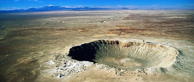 Crater National Park Arizona Meteor Crater Landmark