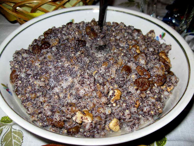 Kutya Ukrainian Christmas Wheat Berry Pudding