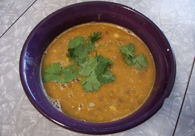 Red Lentil Soup Egyptian Vegetarian Soup