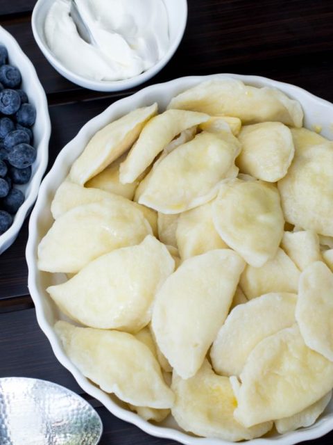 Vareniki Varenyky Pierogi Dumplings with Fillings