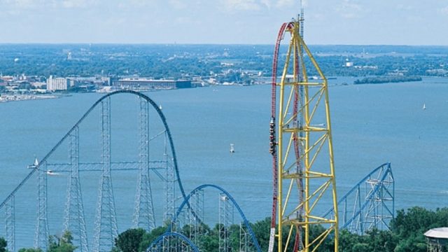 Tallest Roller Coaster at Cedar Point Top Thrill Dragster