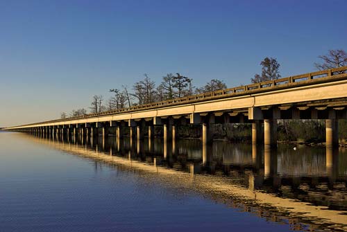 Bonnet Carre Spillway Longest Bridge in the USA
