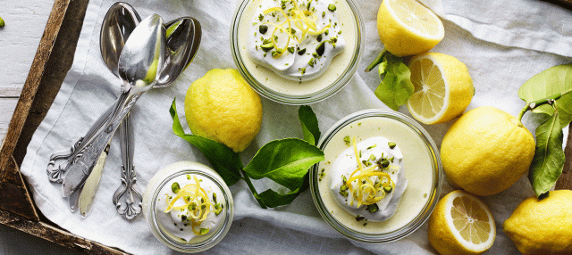 Citronfromage – Cold Lemon Dessert Dish