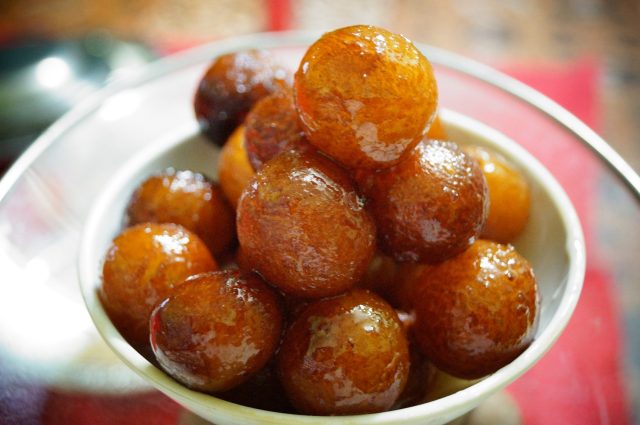 Gulab Jamun Indian Dessert Balls