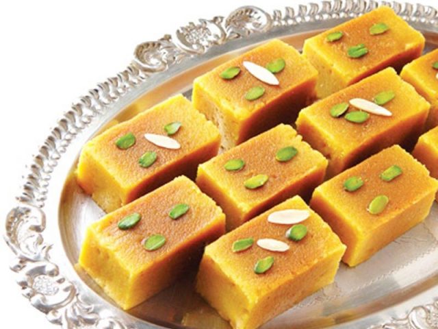 Mysore Pak Traditional South Indian Dessert