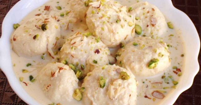 Rasmalai Traditional Indian Desserts