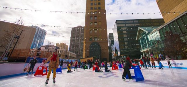 Fun Free Things to do in Denver Ice Skating at Skyline Park