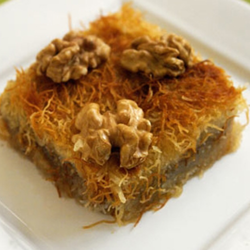 Kadayif – Baked  Traditional Palestinian Dessert