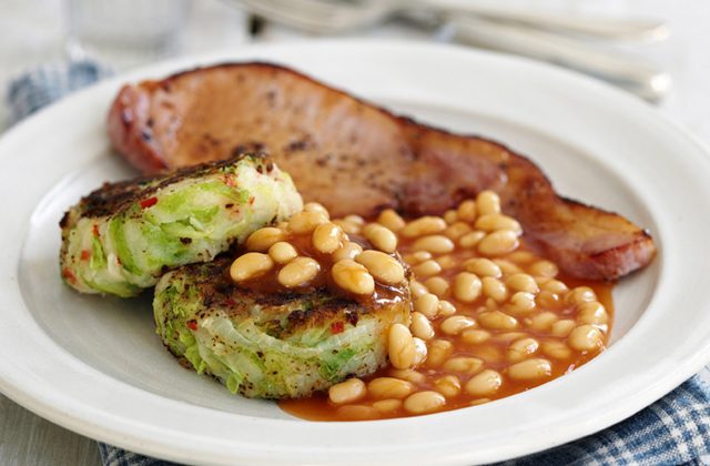 Bubble and Squeak Popular British Breakfast Food