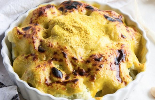 Cauliflower Cheese Vegetarian British Cuisine