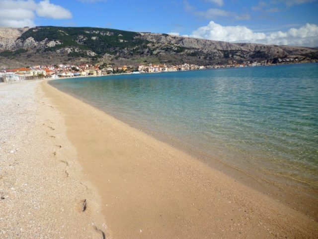 Vela Plaža Baška Beach in Croatia