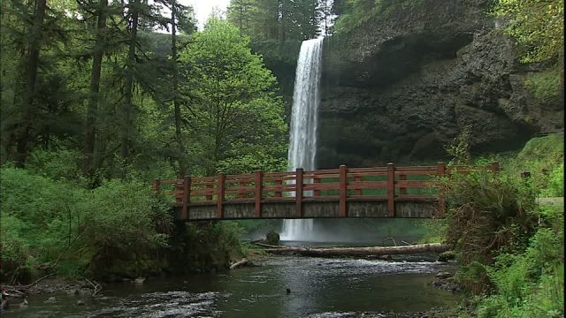 Free Camping Oregon Silver Falls Park for Overnight