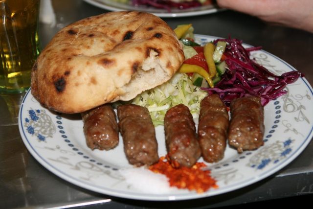 Qebapa Popular Albanian Food