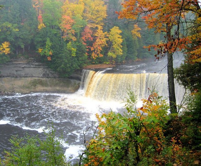 Tahquamenon Falls in Michigan Northern Michigan