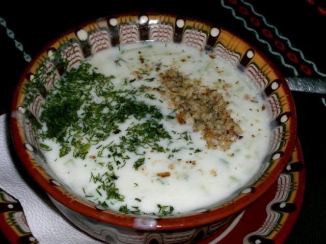 Tarator Albanian Soup Appetizer