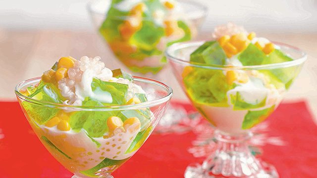 Buko Traditional Fruit Salad of Philippines