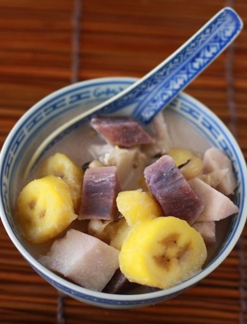 Malaysian Breakfast Dessert Snack Bubur Cha Cha