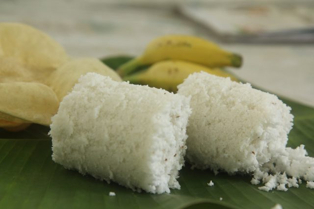 Puttu Sri Lankan Breakfast Dish