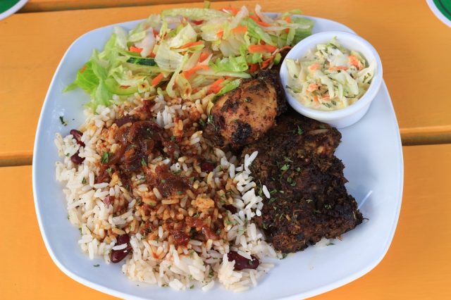 Rice and Peas Food in Barbados