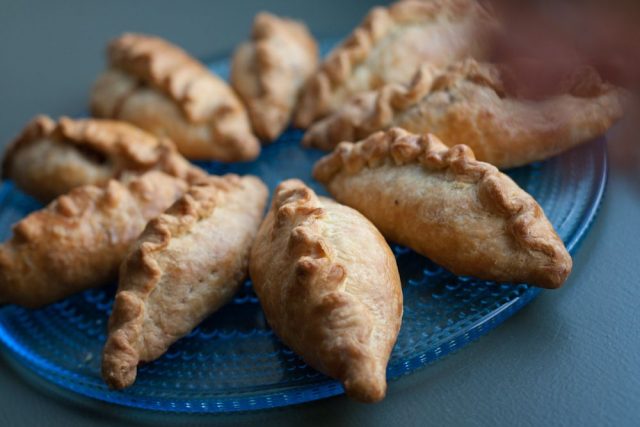 Traditional Kibinai Meat Pies Lithuanian Food