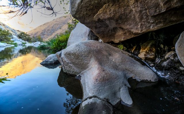 Pyramid Island Hot Springs in Nevada