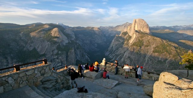 Glacier Point Yosemite Hiking Trail West CA