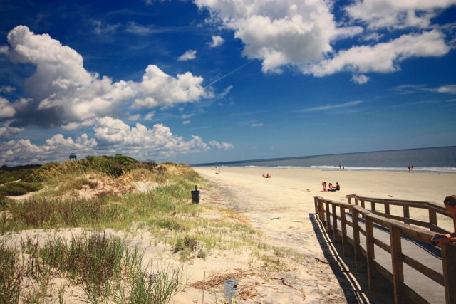 Glory Beach South of Jekyll Island Georgia