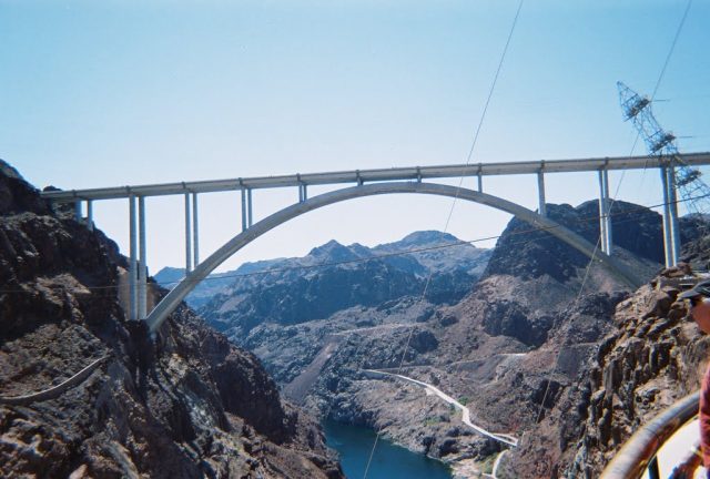 Mike O'Callaghan–Pat Tillman Memorial Bridge Tallest in the United States