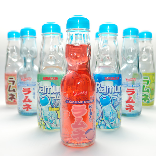 Ramune Japanese Drink with Marble
