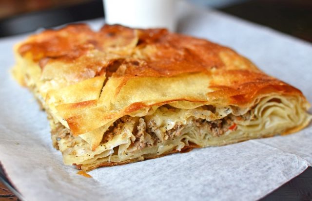 Burek Macedonian Food