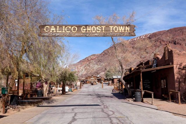 Calico Desert Ghost Town in California