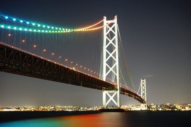 Akashi Kaikyō Bridge Tallest in the Earth