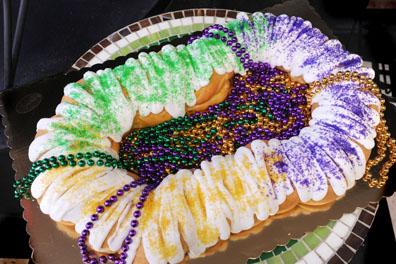 King Cake New Orleans Dessert
