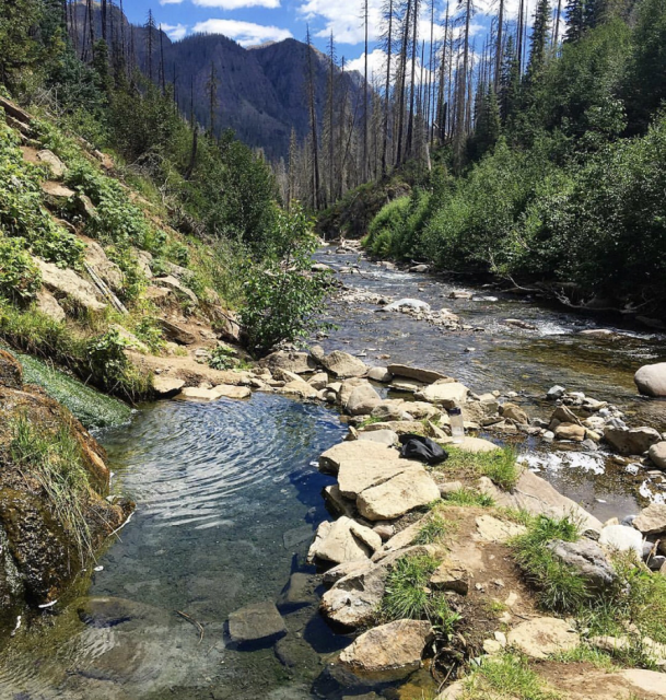 Clothing Optional Rainbow Hot Springs near Denver Colorado