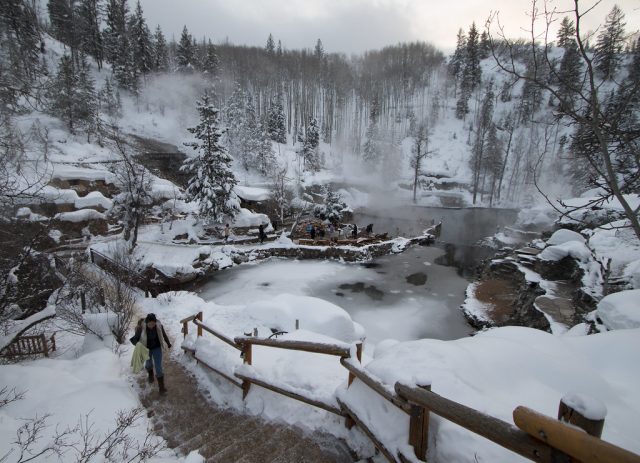 Strawberry Park Natural Hot Springs near Denver