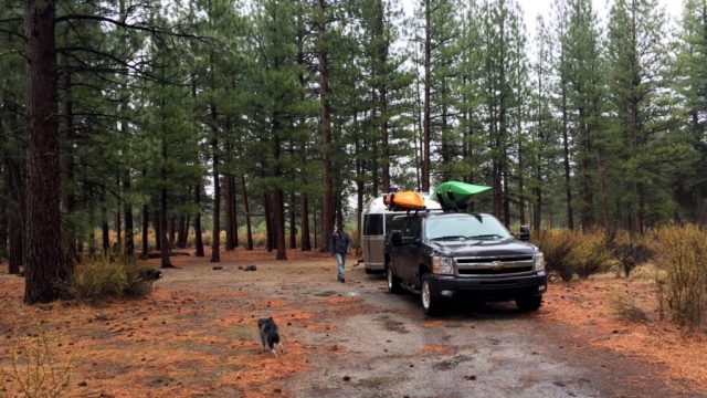 Lava Beds National Park Camping site in Northern California